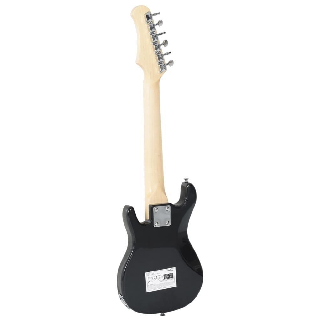 Electric Guitar for Kids with Bag Brown and White 3/4 30" - Kids Electric Cars & Toys