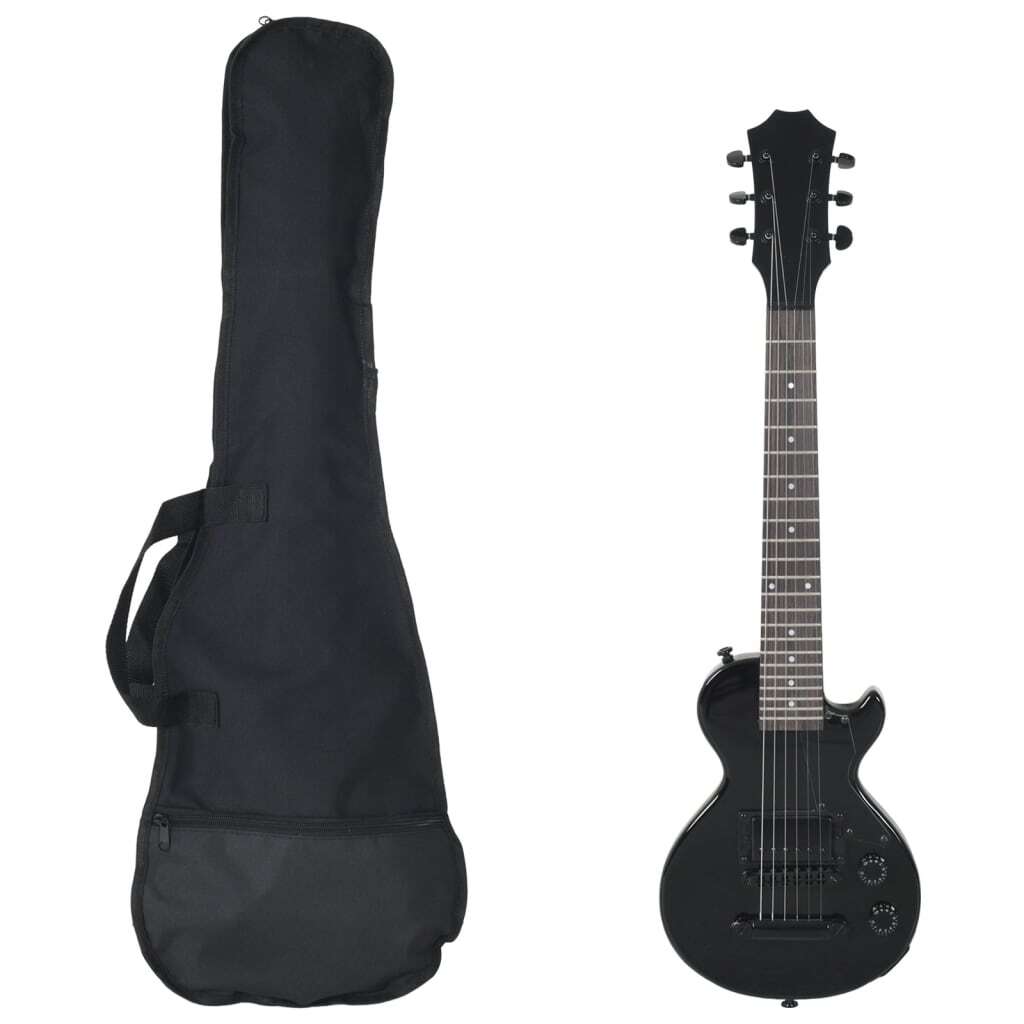 Electric Guitar for Kids with Bag Black 3/4 30" - Kids Electric Cars & Toys