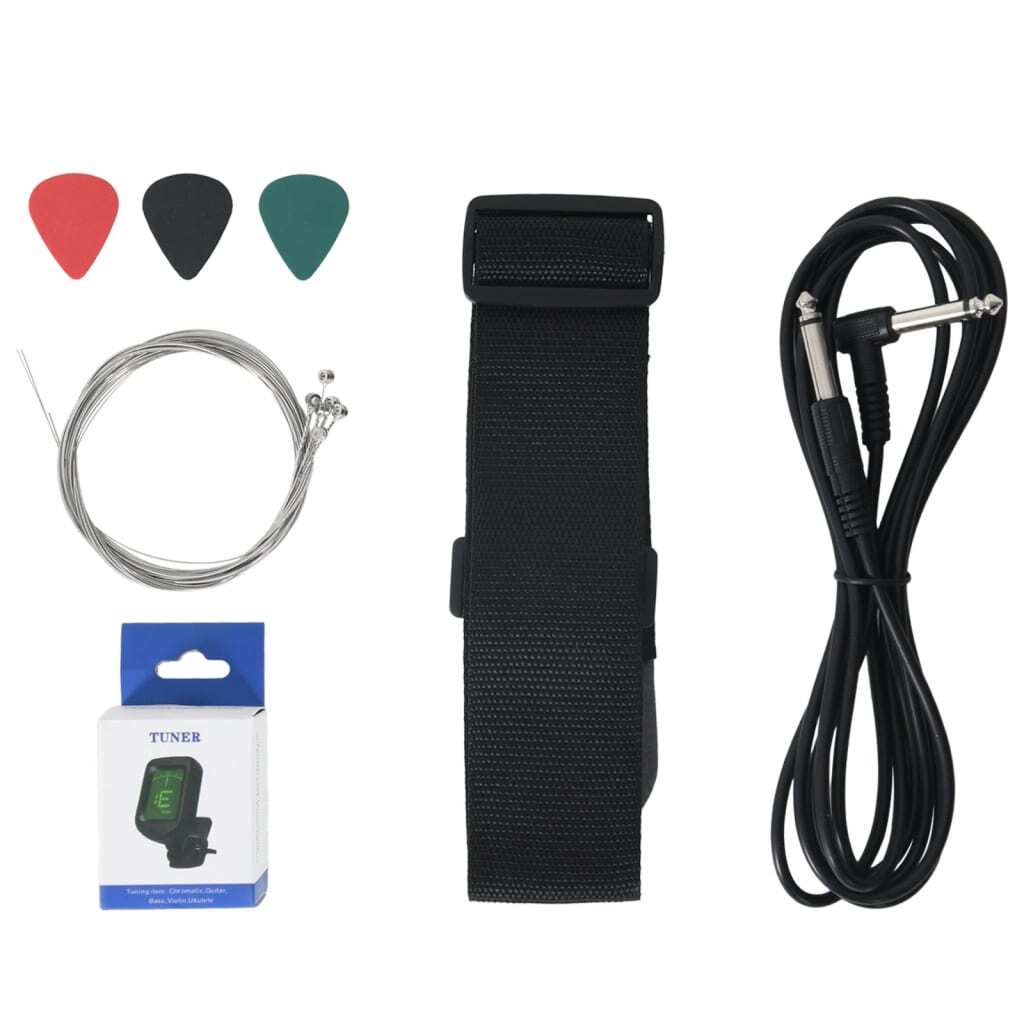 Electric Guitar for Kids with Bag Black 3/4 30" - Kids Electric Cars & Toys