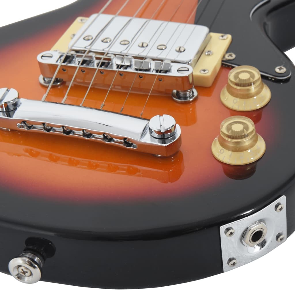 Electric Guitar for Kids with Bag Brown and Black 3/4 30" - Kids Electric Cars & Toys
