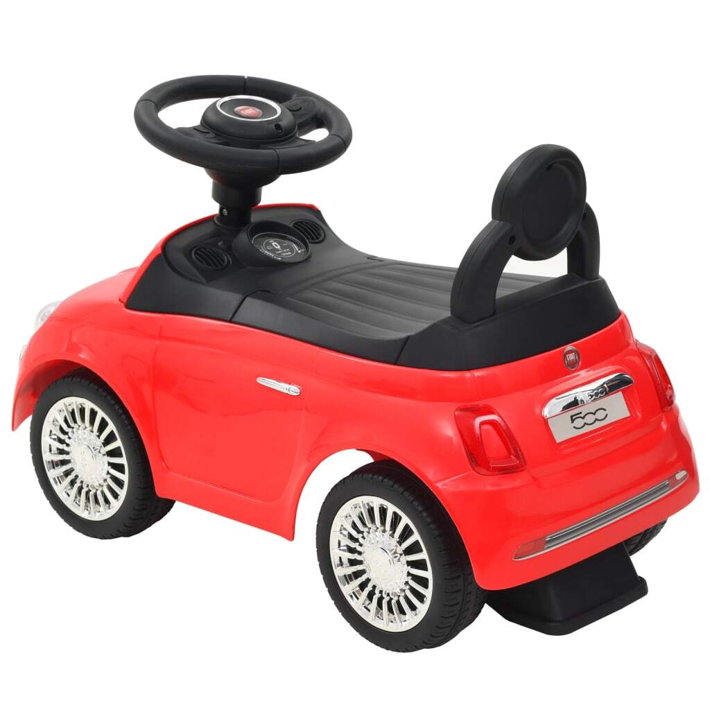 Ride-on Car Fiat 500 Red - Kids Electric Cars & Toys