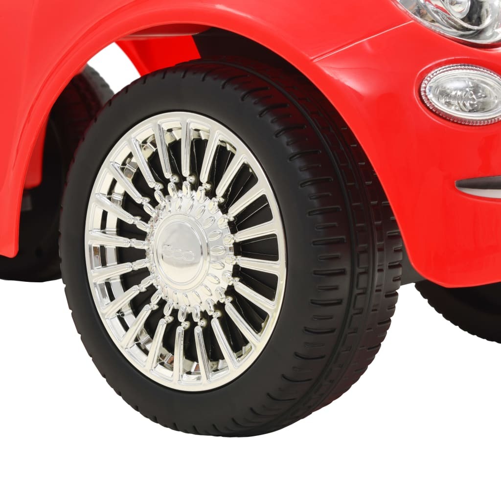 Ride-on Car Fiat 500 Red - Kids Electric Cars & Toys