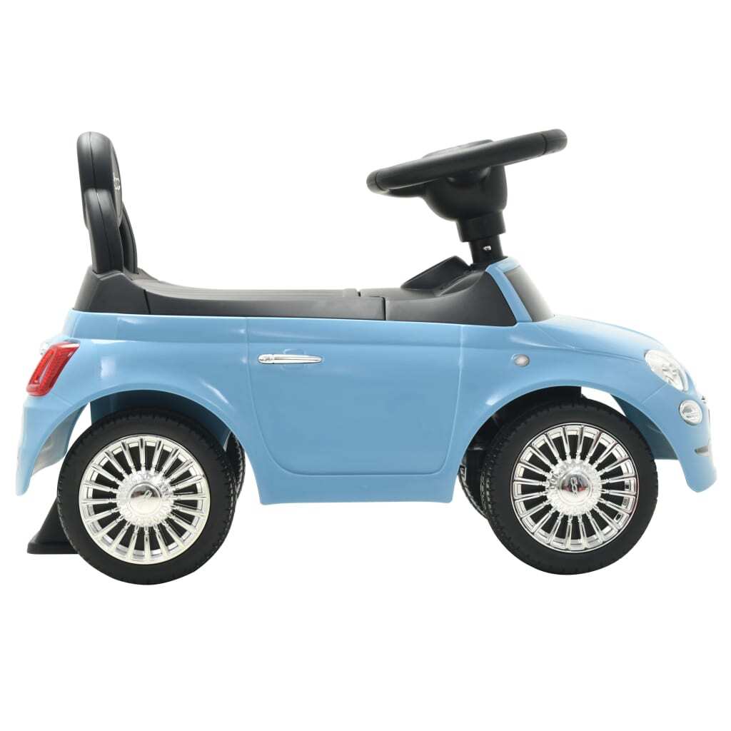 Fiat 500 Blue Ride-on Car - Kids Electric Cars & Toys
