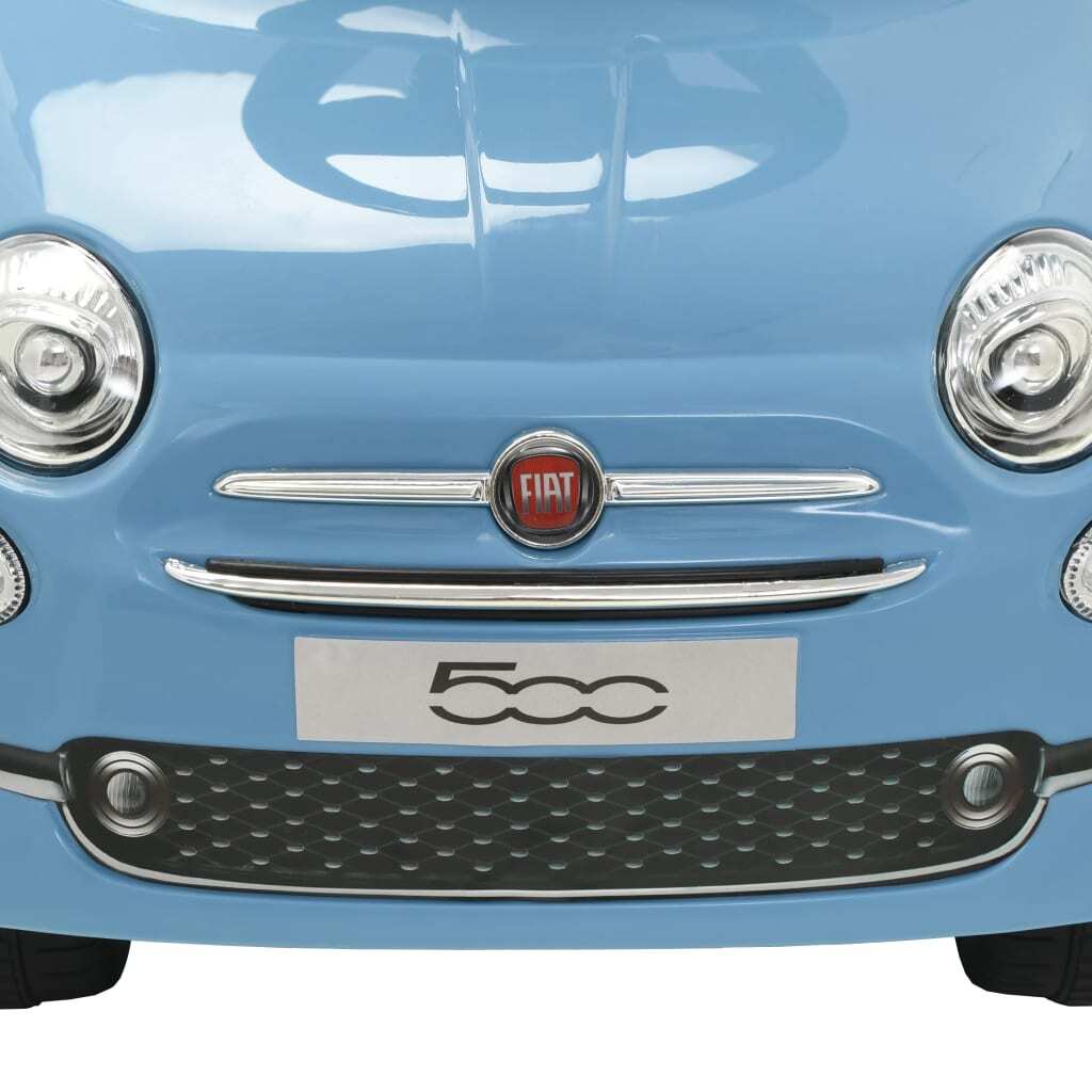Fiat 500 Blue Ride-on Car - Kids Electric Cars & Toys