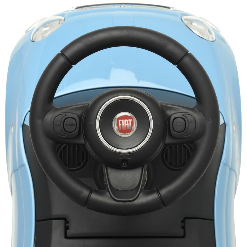 Fiat 500 Blue Ride-on Car - Kids Electric Cars & Toys