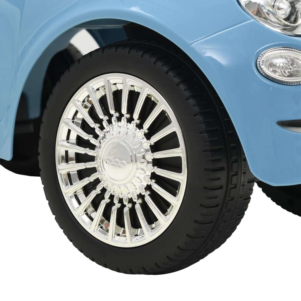 Fiat 500 Blue Ride-on Car - Kids Electric Cars & Toys