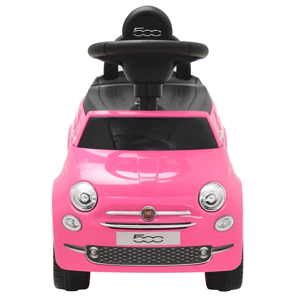 Ride-on Car Fiat 500 Pink - Kids Electric Cars & Toys