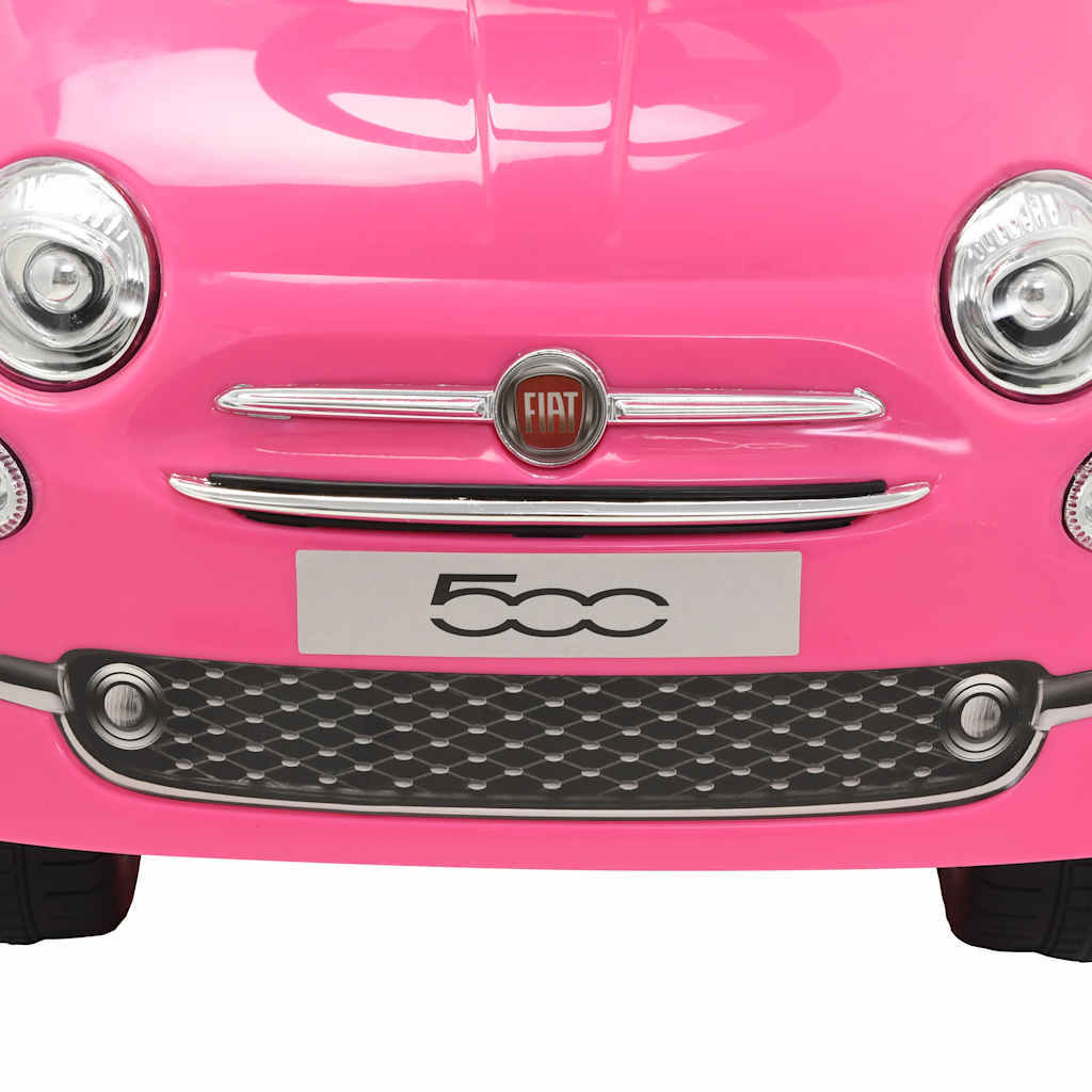 Ride-on Car Fiat 500 Pink - Kids Electric Cars & Toys
