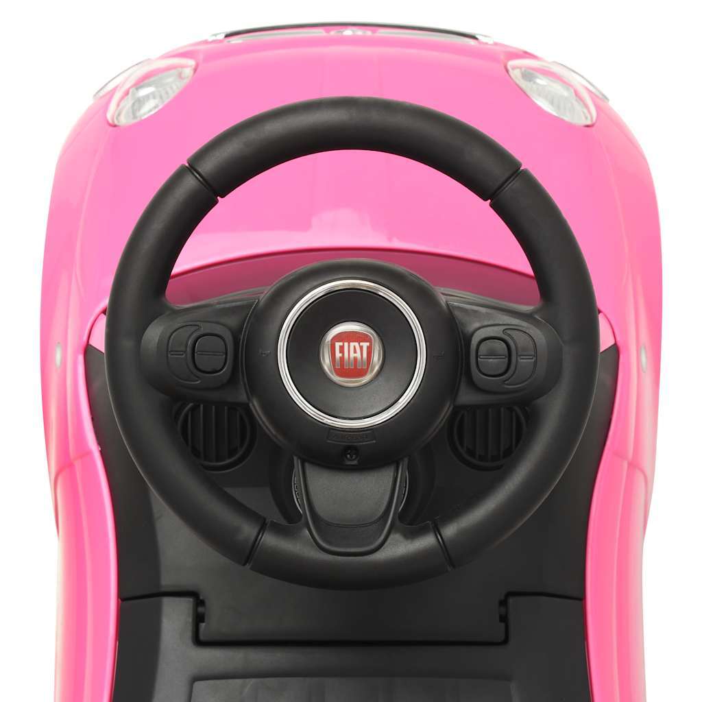 Ride-on Car Fiat 500 Pink - Kids Electric Cars & Toys