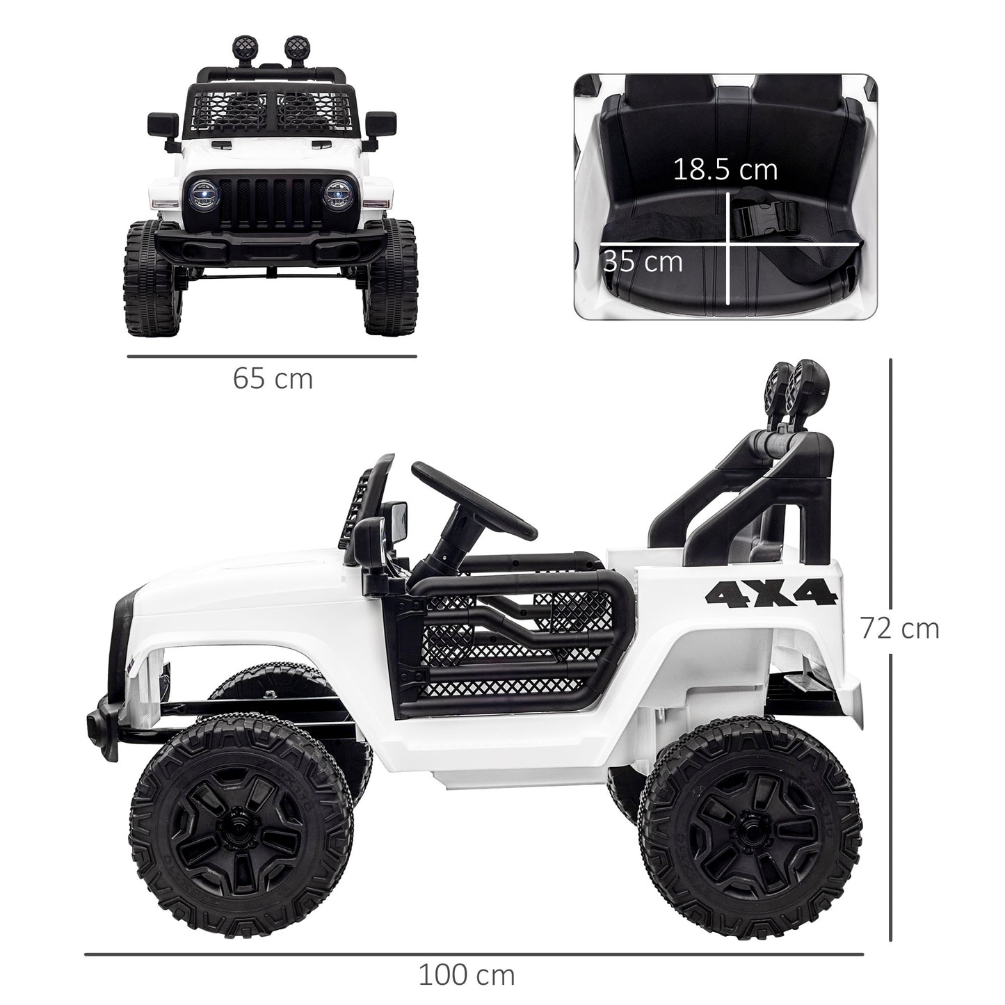 Off-road Truck 12v Kids Electric Ride On Car - Kids Electric Cars & Toys