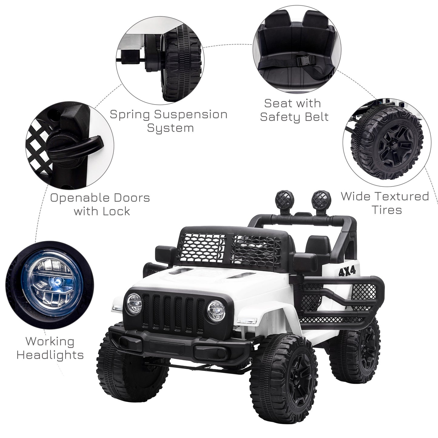 Off-road Truck 12v Kids Electric Ride On Car - Kids Electric Cars & Toys