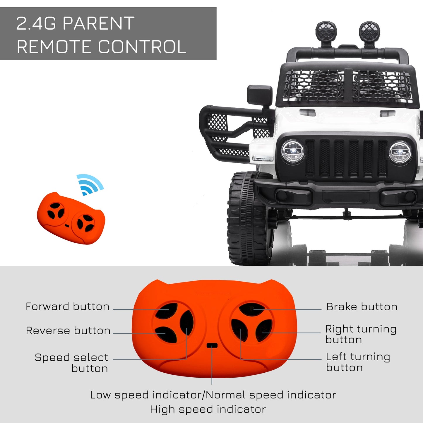 Off-road Truck 12v Kids Electric Ride On Car - Kids Electric Cars & Toys