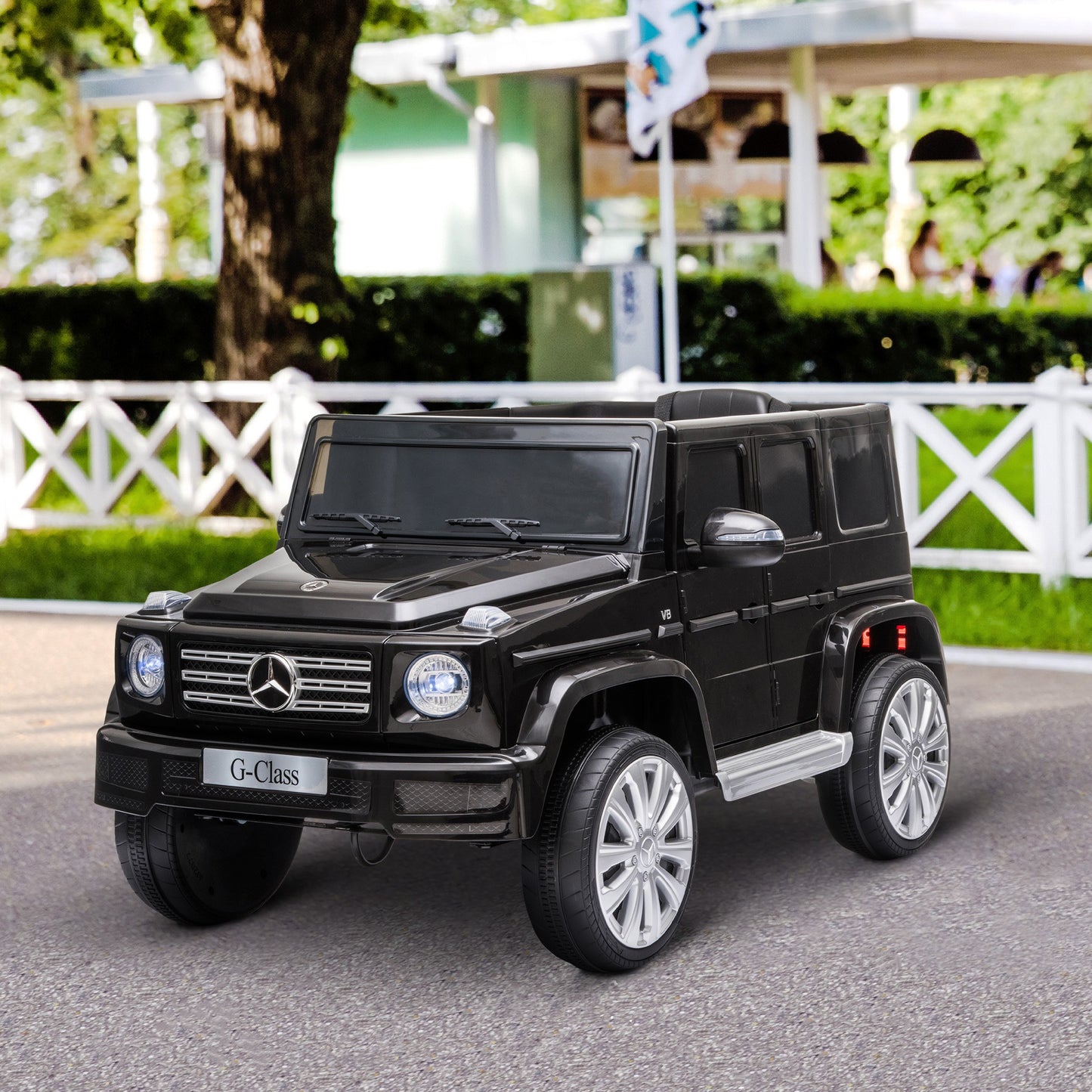 Mercedes Benz G500 12v Kids Electric Ride On Car Black - Kids Electric Cars & Toys