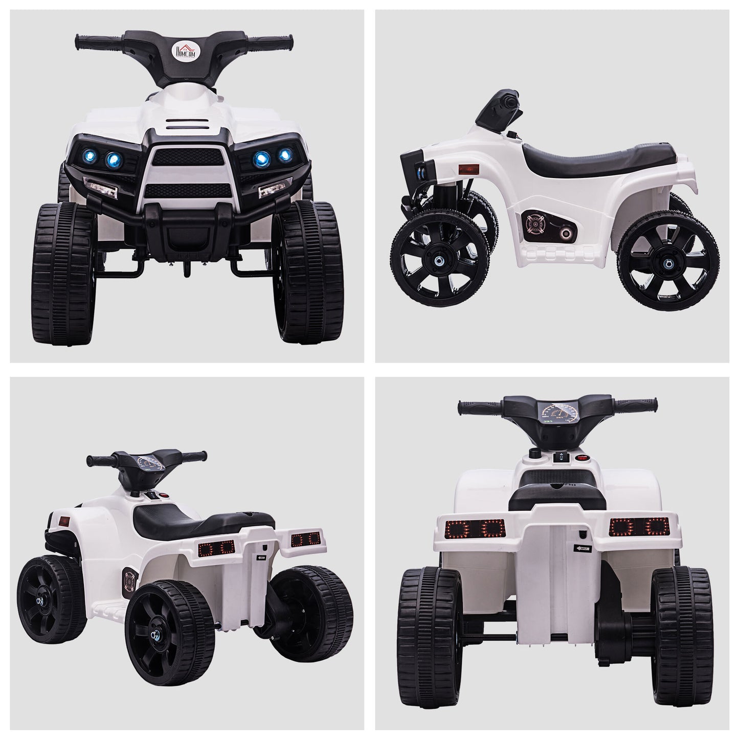 6 V Kids Ride on Cars Electric ATV for 18-36 months Toddlers +Black - Kids Electric Cars & Toys