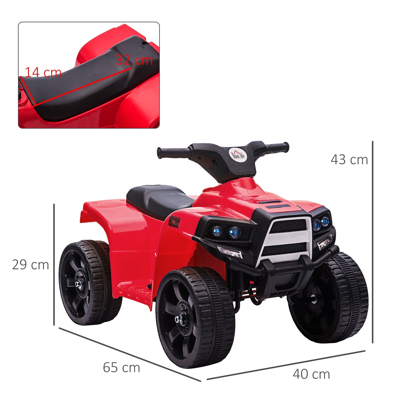 Quad Bike Atv 6v Kids Electric Ride On - Kids Electric Cars & Toys