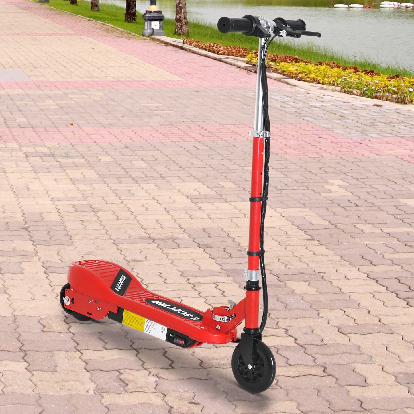 Electric Scooter 7-14 Adjustable Battery Power Pu Wheels - Kids Electric Cars & Toys