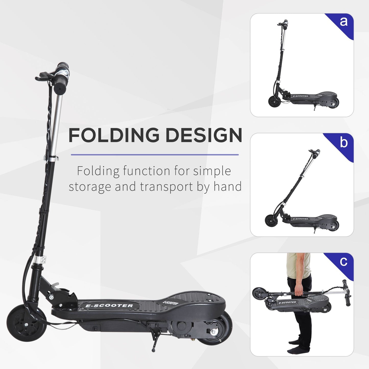 Electric Scooter 7-14 Adjustable Battery Power Pu Wheels - Kids Electric Cars & Toys