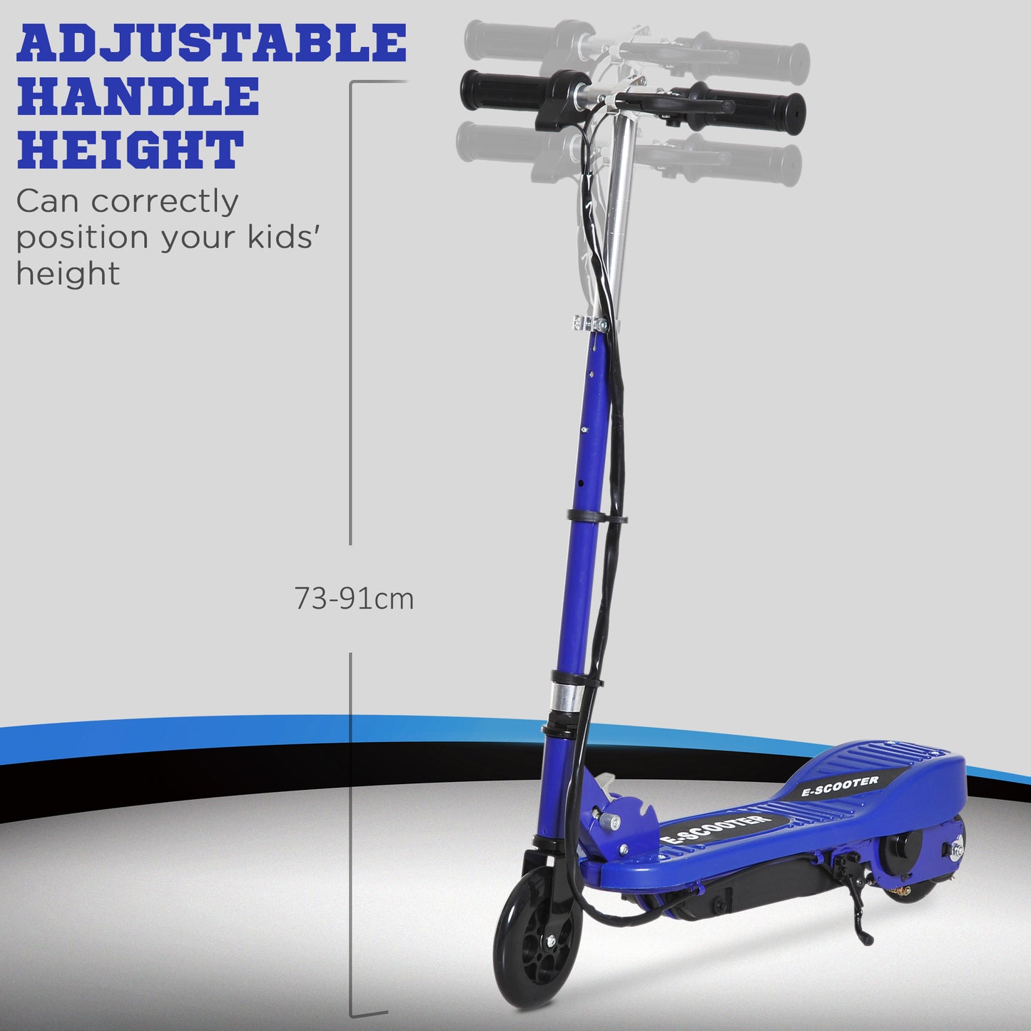 Electric Scooter 7-14 Adjustable Battery Power Pu Wheels - Kids Electric Cars & Toys