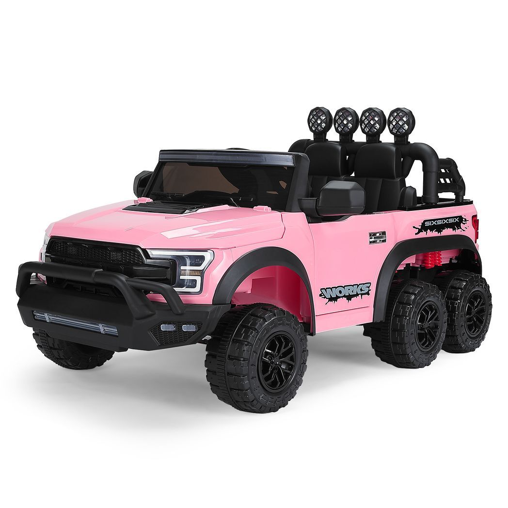 Kids Ride On Truck Car Electric 12v Battery Pink - Kids Electric Cars & Toys