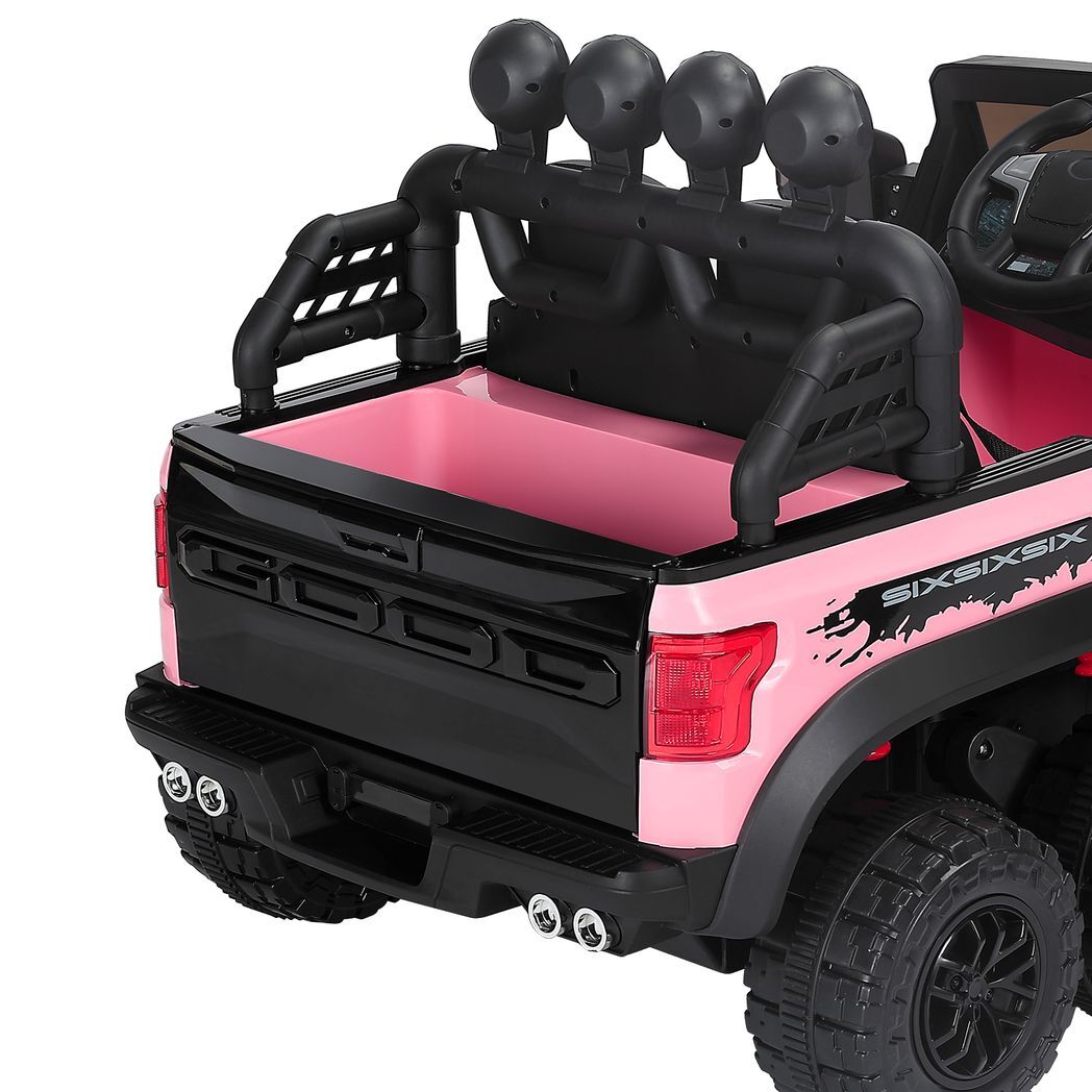 Kids Ride On Truck Car Electric 12v Battery Pink - Kids Electric Cars & Toys