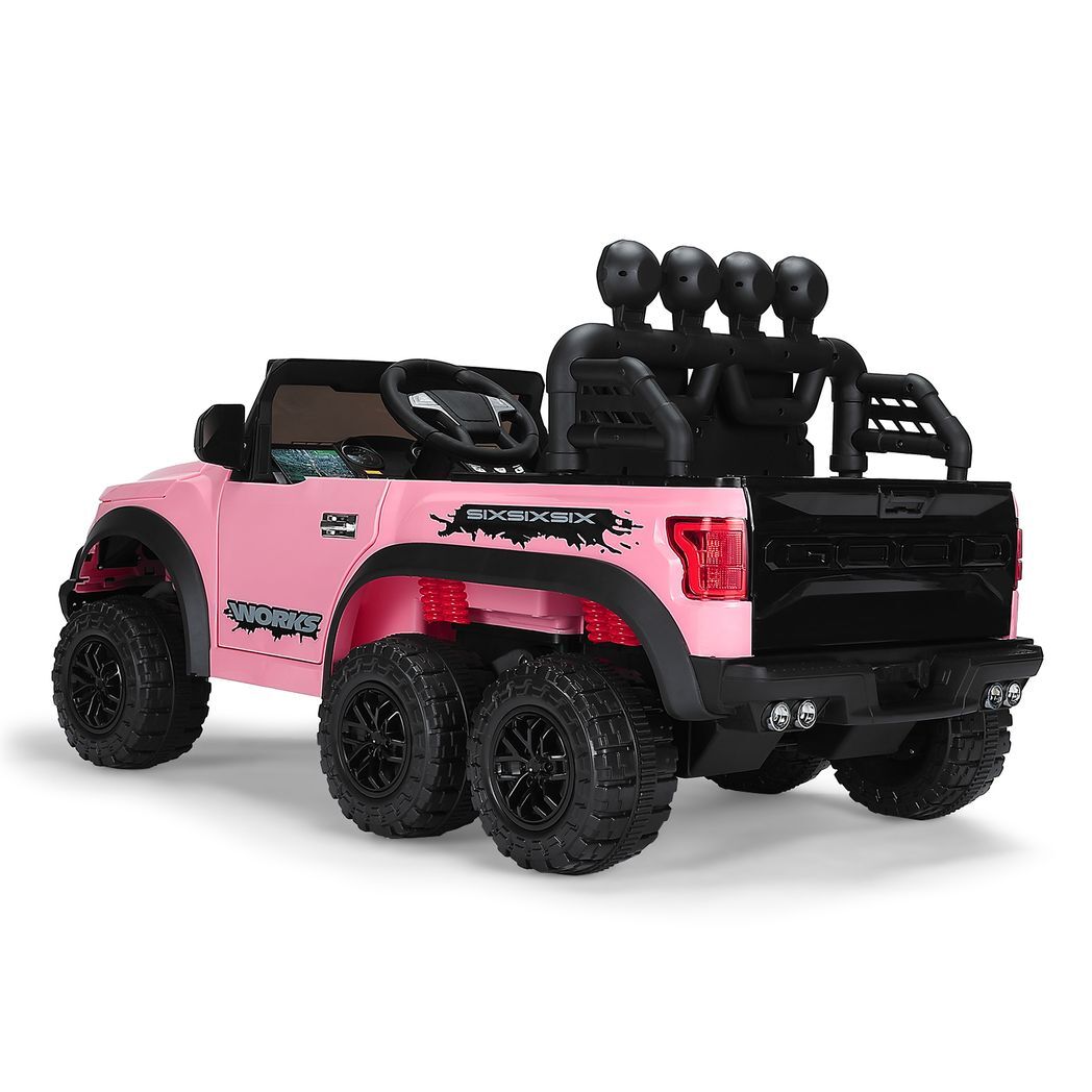 Kids Ride On Truck Car Electric 12v Battery Pink - Kids Electric Cars & Toys