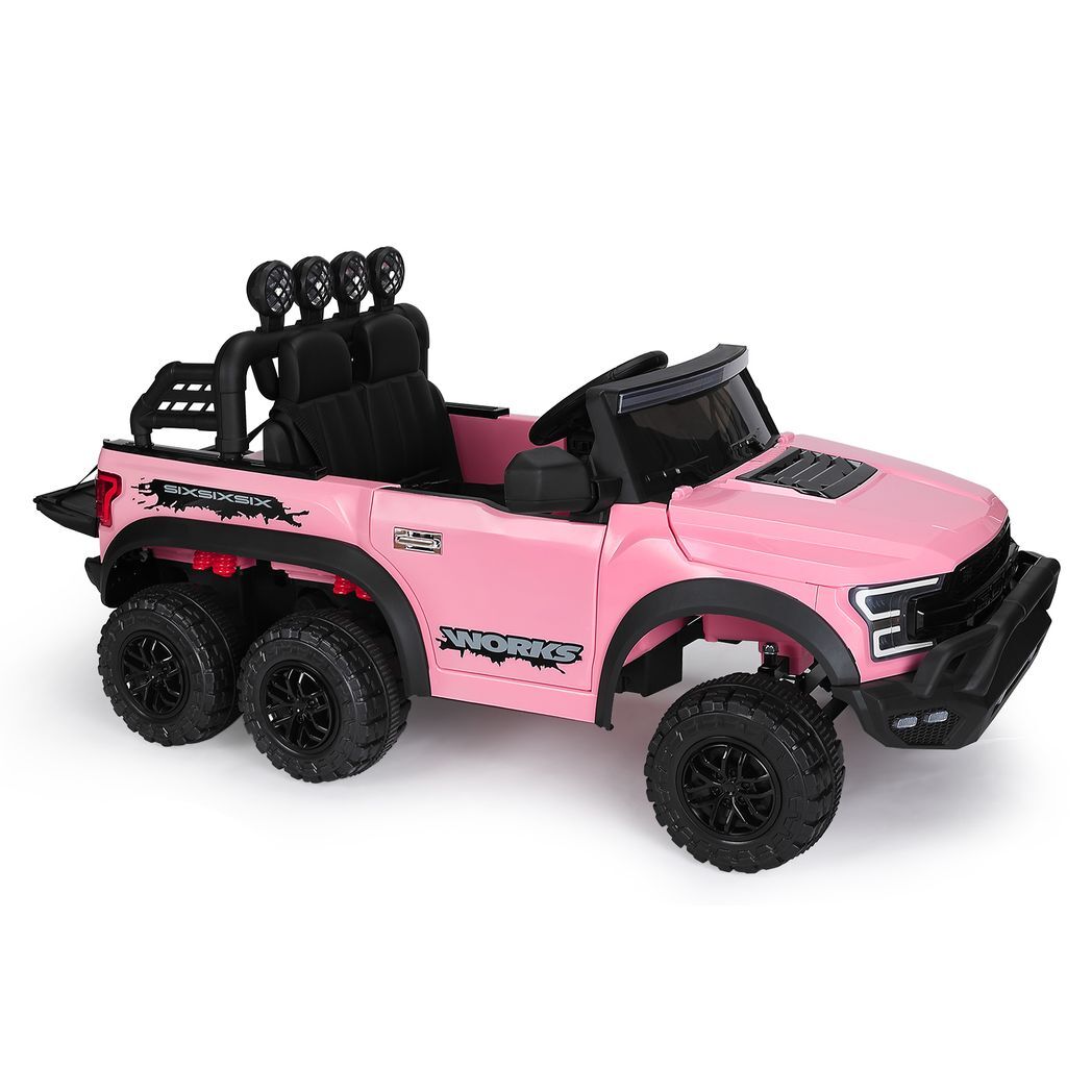 Kids Ride On Truck Car Electric 12v Battery Pink - Kids Electric Cars & Toys