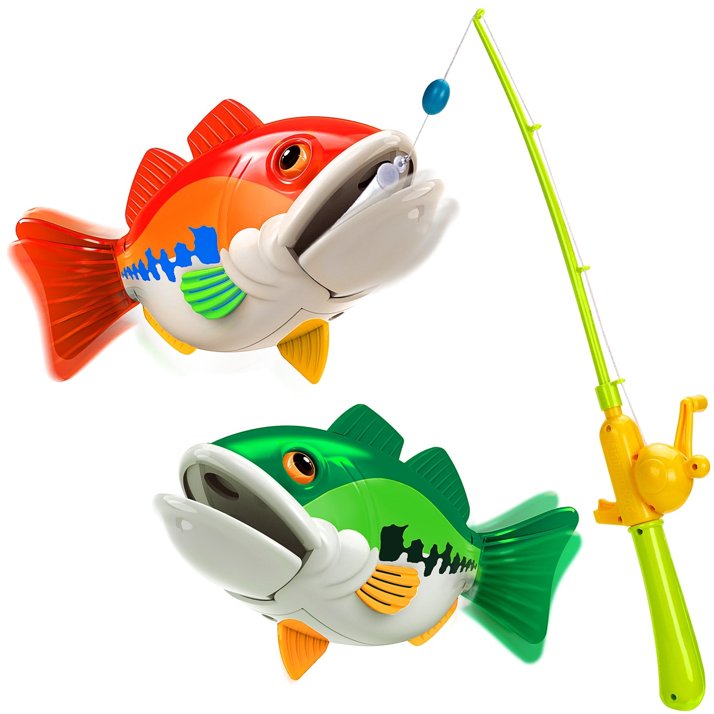 Kids Fishing Game Toy With 1 Adjustable Fishing Rod - Kids Electric Cars & Toys