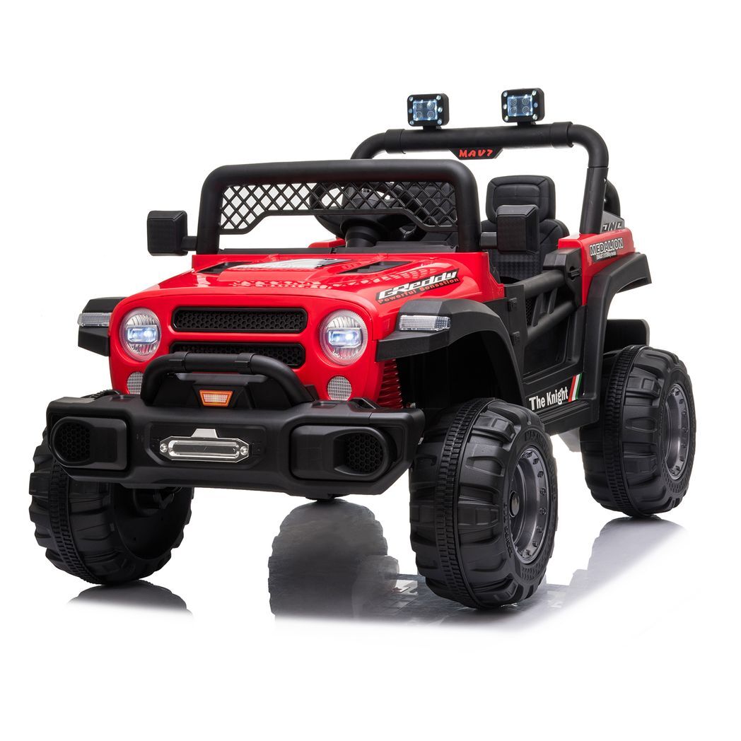 Off-road Vehicle Red Dual Drive 12v 4.5a.h With 2.4g Remote Control - Kids Electric Cars & Toys