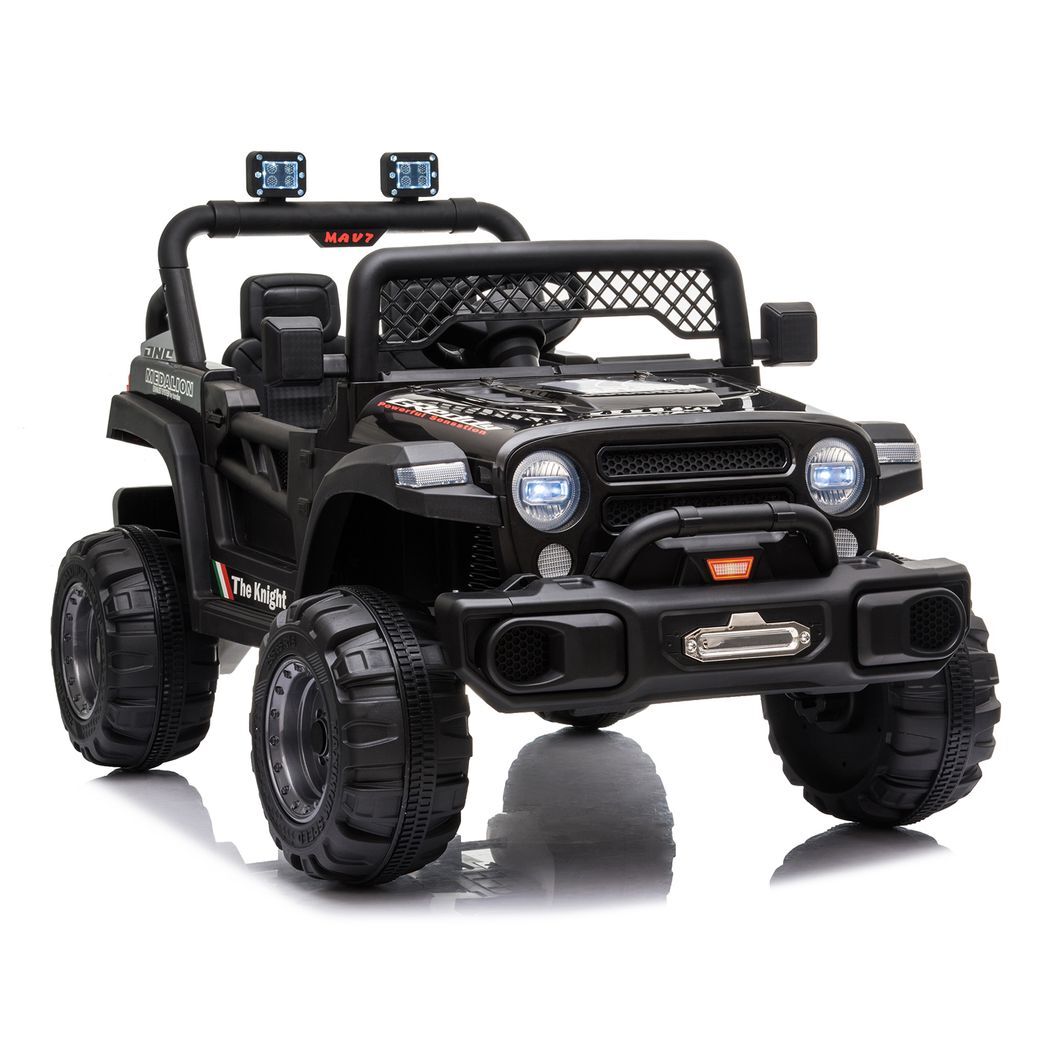 BBH-016 Dual Drive 12V 4.5A.h with 2.4G Remote Control off-road Vehicle Black - Kids Electric Cars & Toys