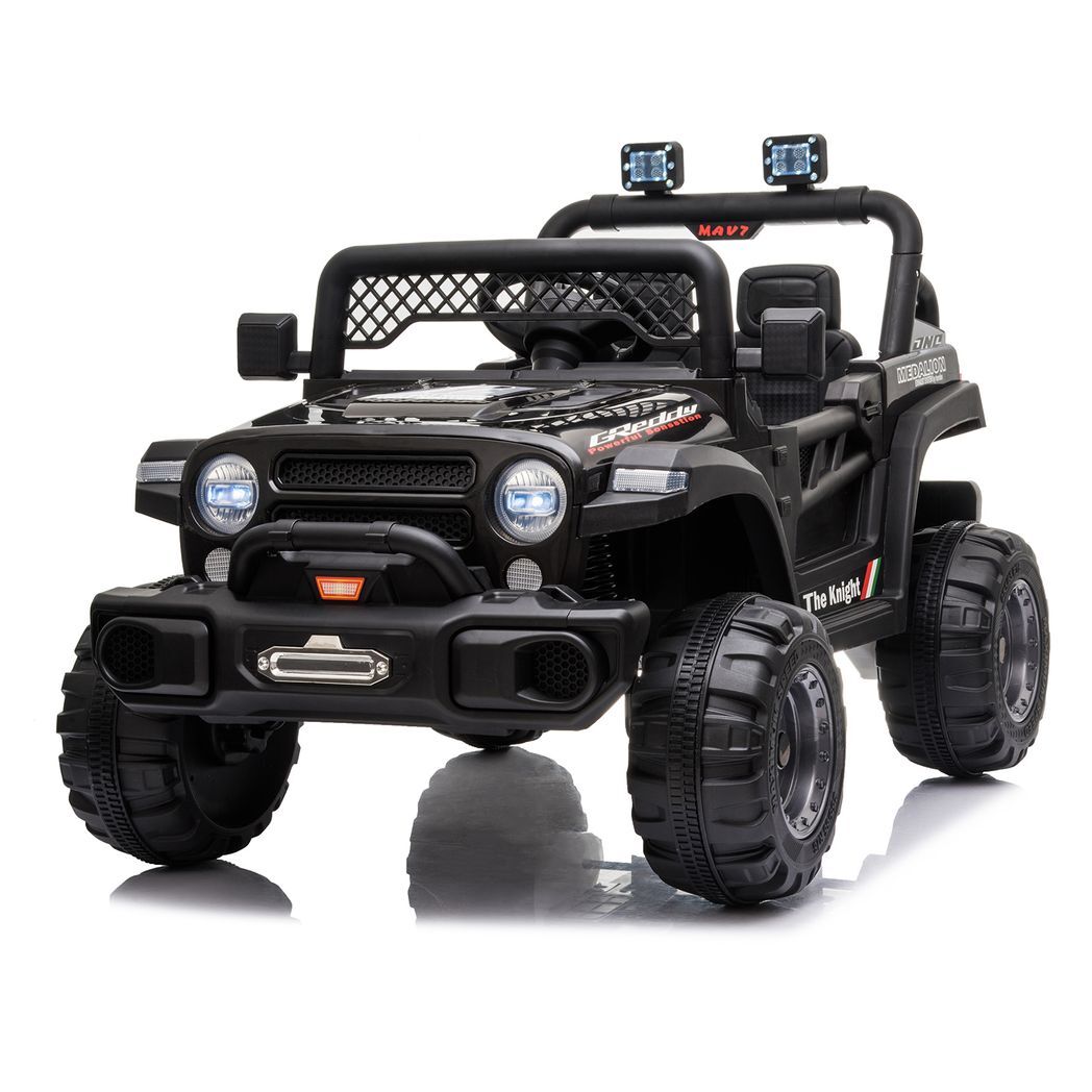BBH-016 Dual Drive 12V 4.5A.h with 2.4G Remote Control off-road Vehicle Black - Kids Electric Cars & Toys