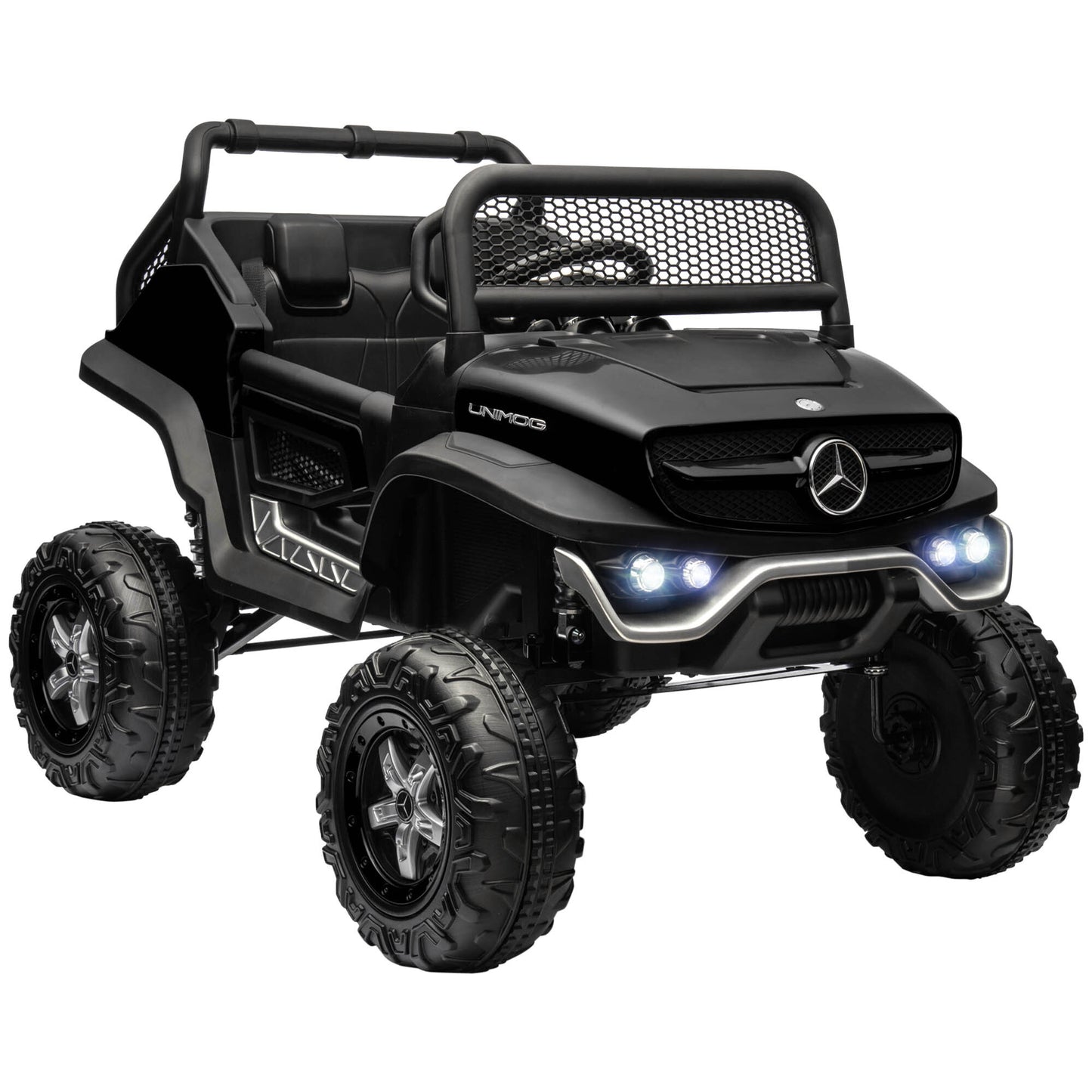 Kids Electric Ride on Car with Remote Control - Black - Kids Electric Cars & Toys