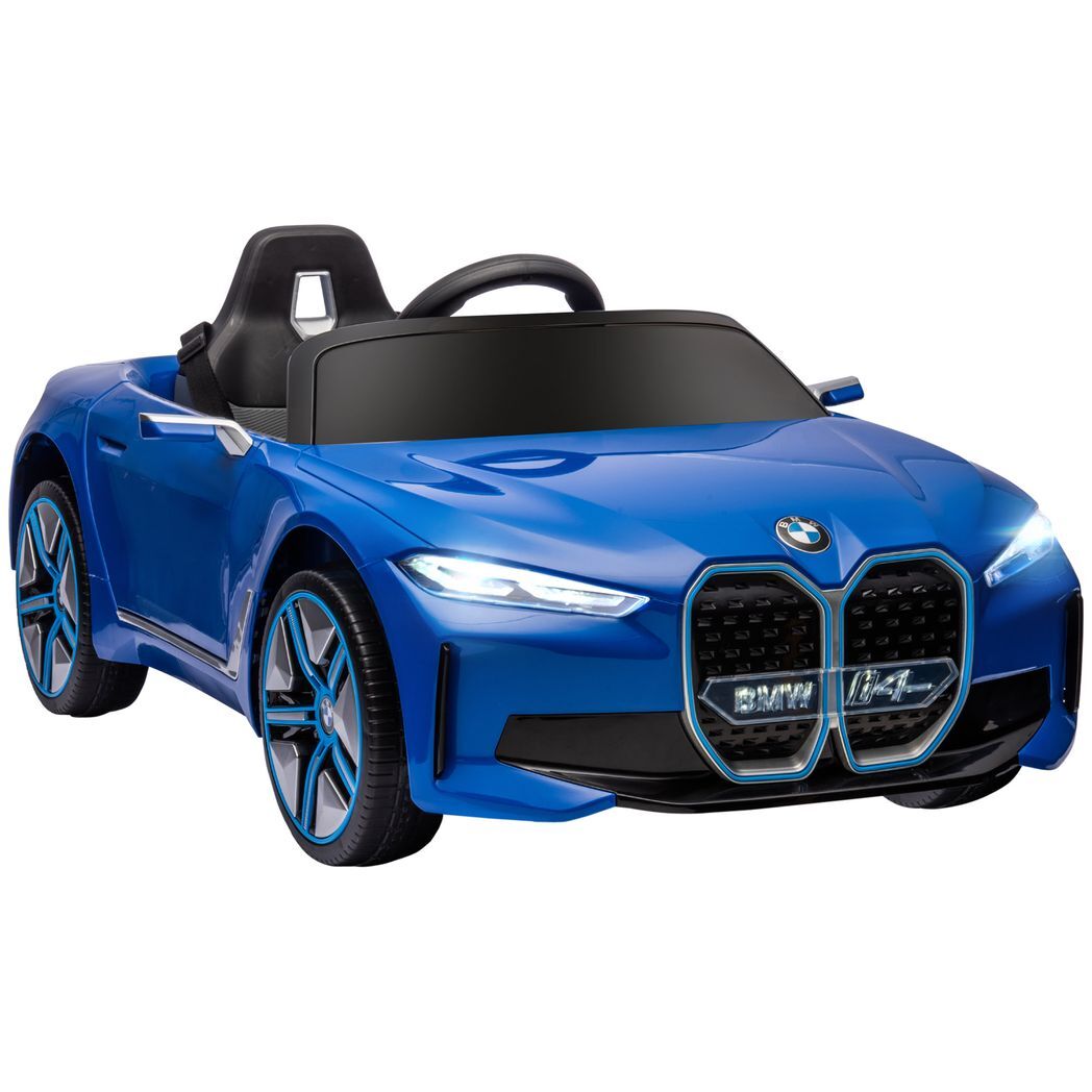 Licensed Bmw I4 12v Kids Electric Ride-on Car Blue - Kids Electric Cars & Toys