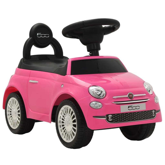 Ride-on Car Fiat 500 Pink -  Kids Electric Cars & Toys