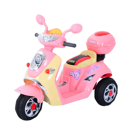 Electric Ride on Toy Car Kids Motorbike Children Battery Tricycle Pink -  Kids Electric Cars & Toys