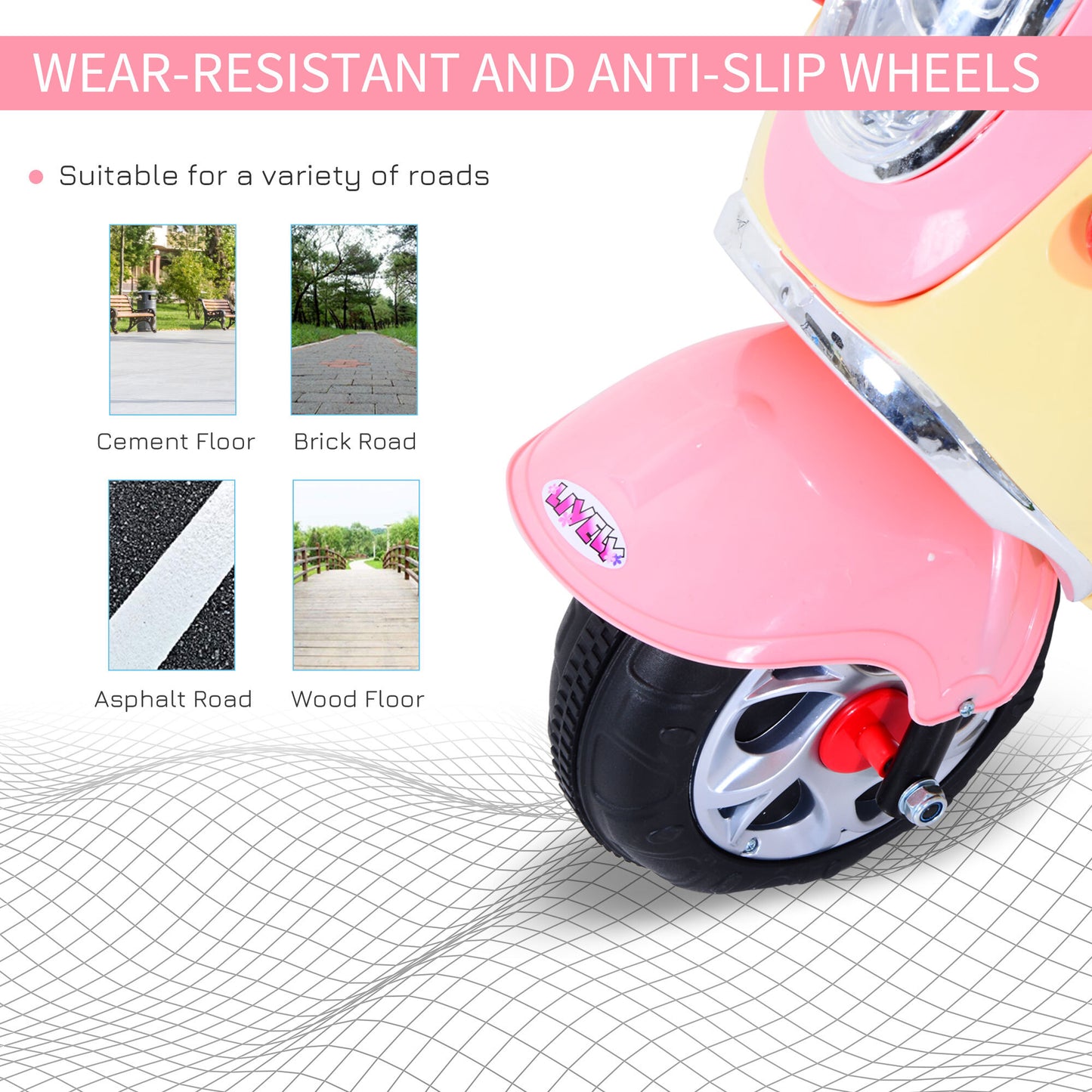 Electric Ride on Toy Car Kids Motorbike Children Battery Tricycle Pink -  Kids Electric Cars & Toys