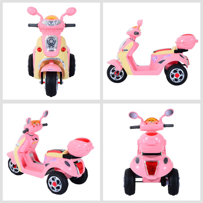 Electric Ride on Toy Car Kids Motorbike Children Battery Tricycle Pink -  Kids Electric Cars & Toys