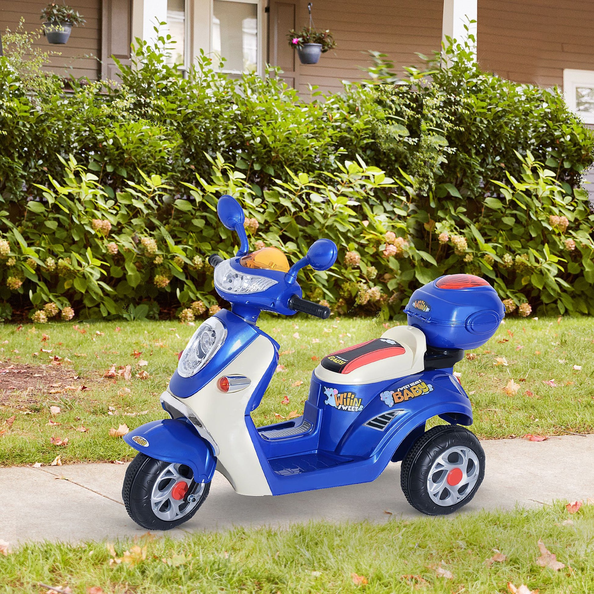 Electric Ride on Toy Car Kids Motorbike Children Battery Tricycle 6V -  Kids Electric Cars & Toys