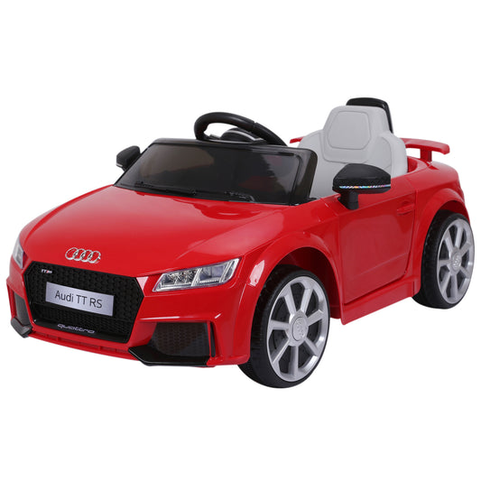 Licensed Audi Tt Ride On Car W/ Remote Headlight Mp3 Red 12v Battery -  Kids Electric Cars & Toys