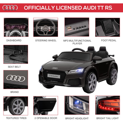 Licensed Audi Tt Ride On Car W/ Remote -  Kids Electric Cars & Toys