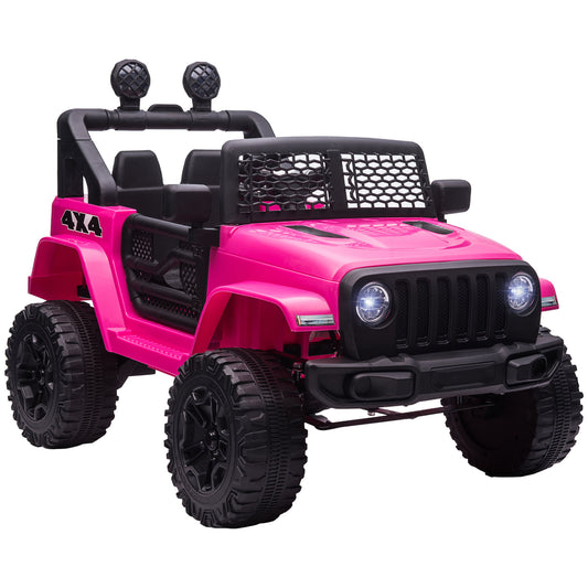 Off-road Truck 12v Kids Electric Ride On Car Pink -  Kids Electric Cars & Toys
