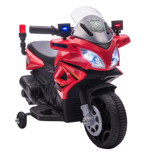 Electric Pedal Motorcycle Ride-on Toy Battery 18-36 Months Red -  Kids Electric Cars & Toys