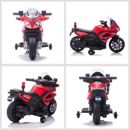 Electric Pedal Motorcycle Ride-on Toy Battery 18-36 Months Red -  Kids Electric Cars & Toys
