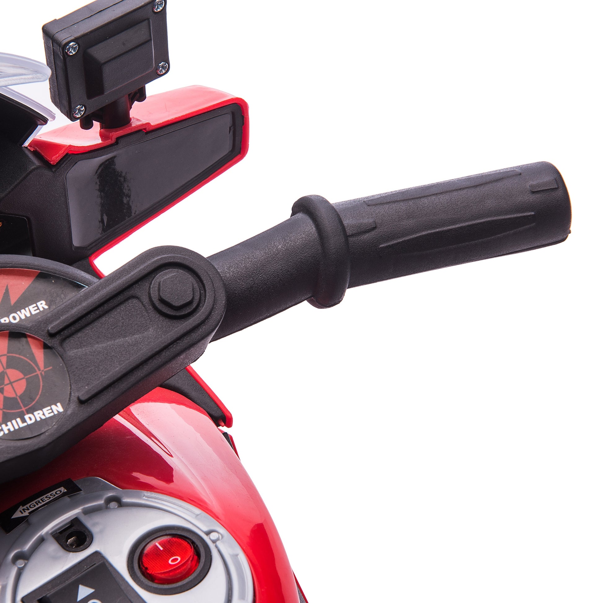 Electric Pedal Motorcycle Ride-on Toy Battery 18-36 Months Red -  Kids Electric Cars & Toys