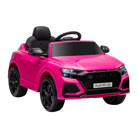 Audi Rs Q8 6v Kids Electric Ride On Car  Pink -  Kids Electric Cars & Toys