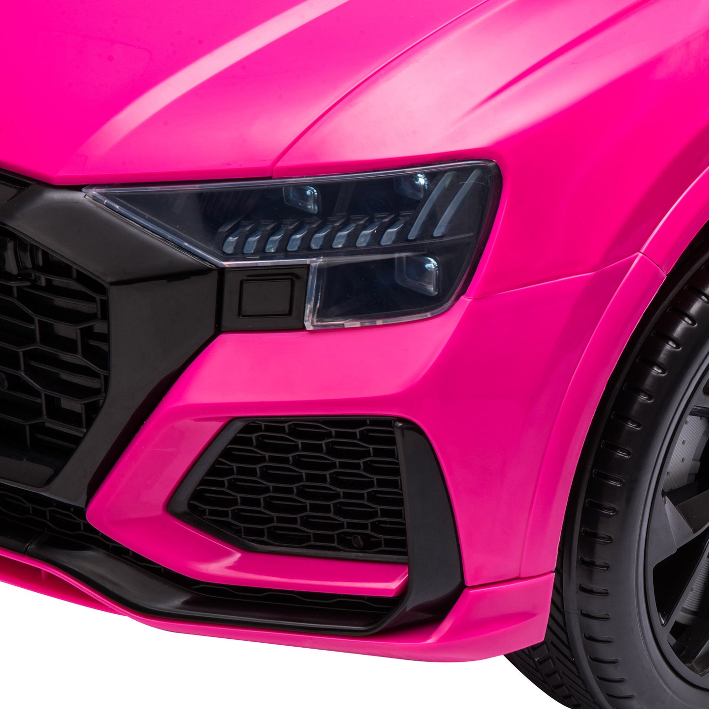 Audi Rs Q8 6v Kids Electric Ride On Car  Pink -  Kids Electric Cars & Toys