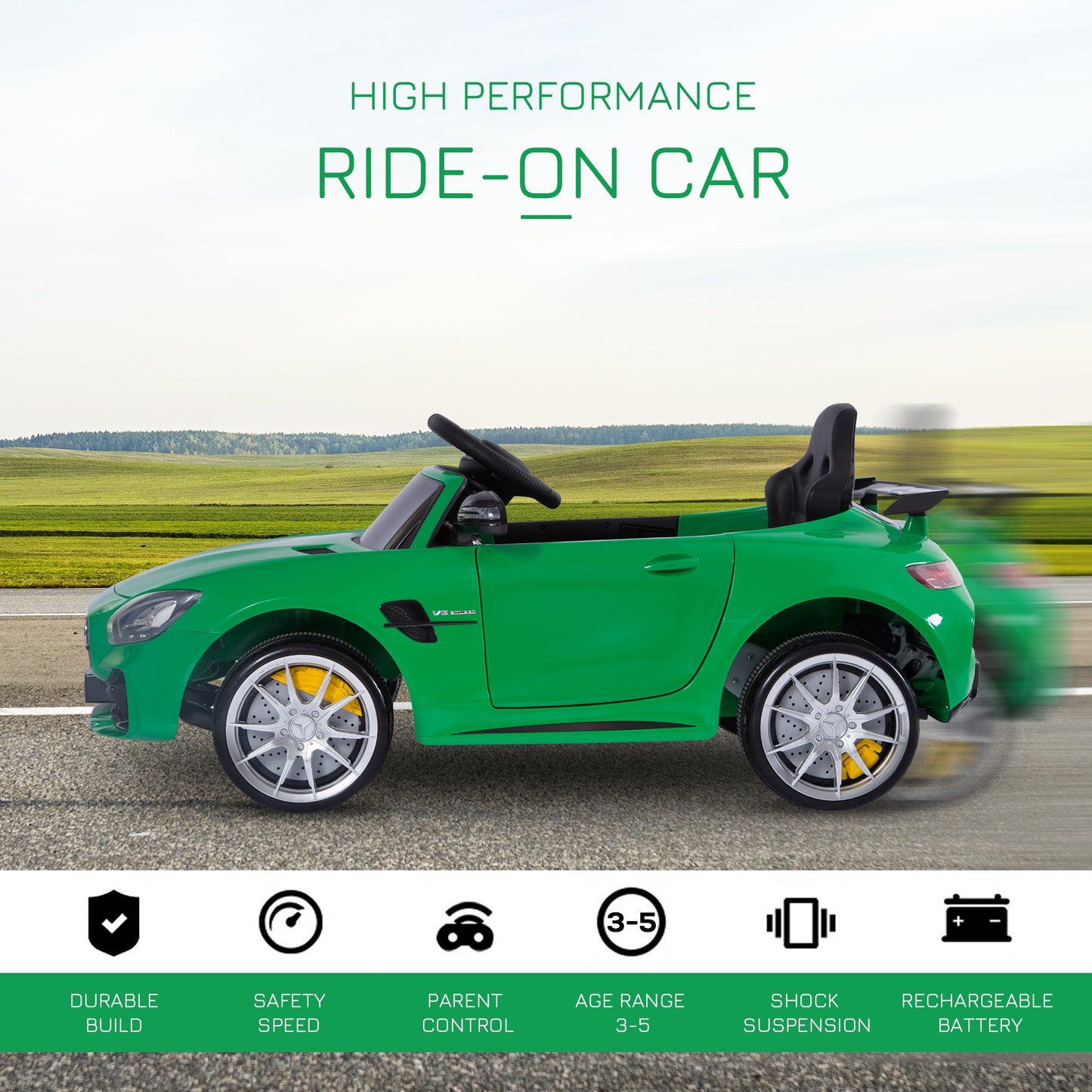 Licensed Mercedes Ride-on Car 12v -  Kids Electric Cars & Toys
