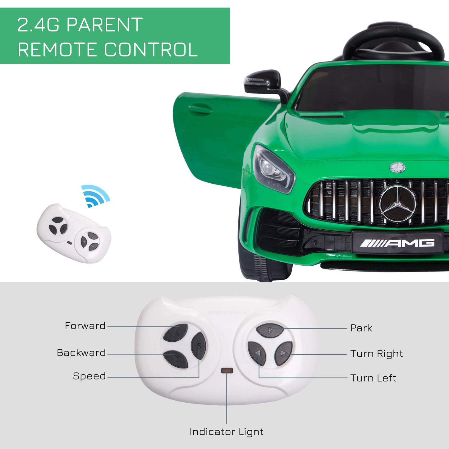 Licensed Mercedes Ride-on Car 12v -  Kids Electric Cars & Toys