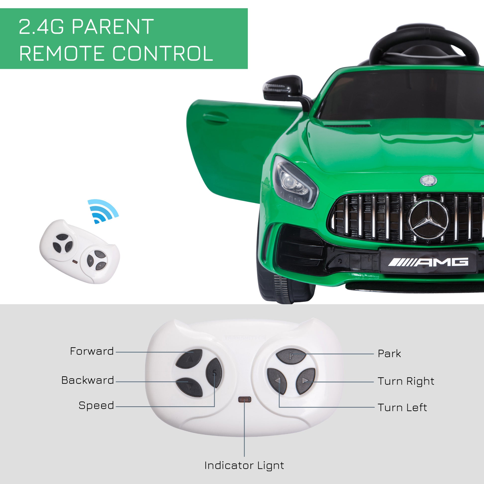 Licensed Mercedes Ride-on Car 12v -  Kids Electric Cars & Toys