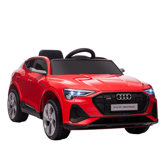 12V Kids Electric Ride-On Car/ w Remote Control, Lights, Music - Red -  Kids Electric Cars & Toys