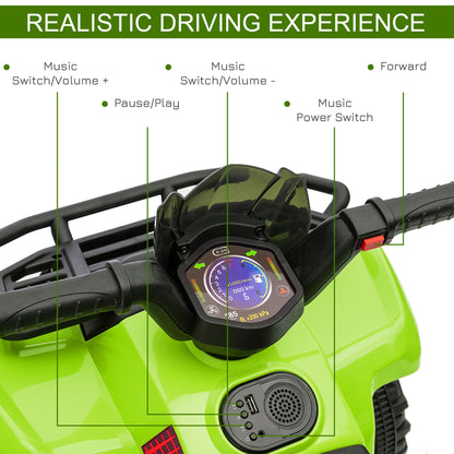 6V Kids Electric Ride on Car Toddler Quad Bike ATV for 18-36 month -  Kids Electric Cars & Toys